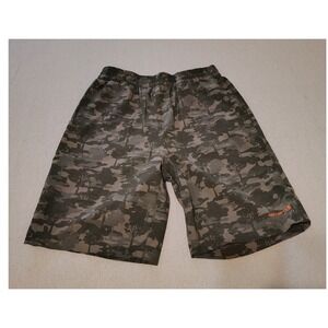 Carhartt Kids Camo Tree Print Elastic Waist Shorts Size L G 14 16 E